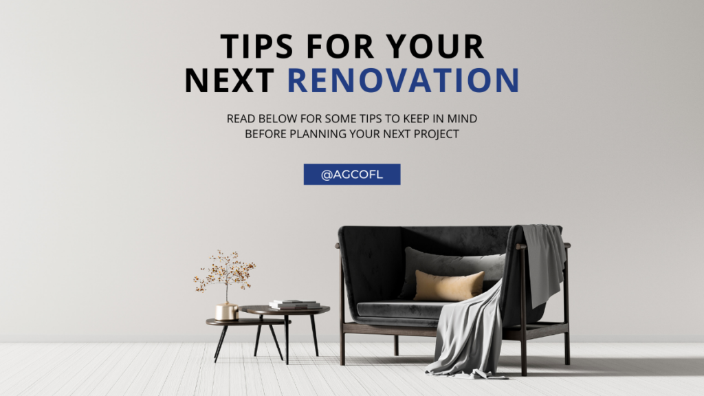 Tips for planning your next home renovation